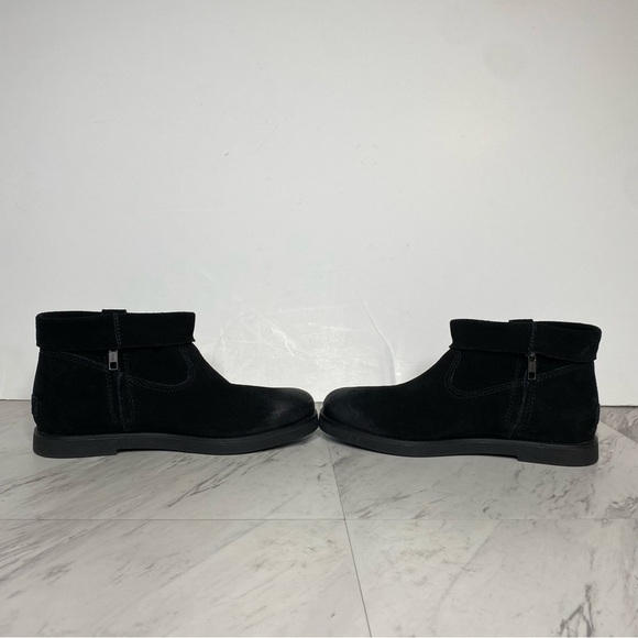 New! UGG Josefene Black Suede Mini Boot 6 - Picture 5 of 14